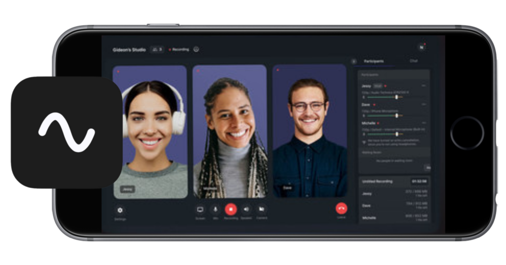 Riverside best video recording app for podcasts